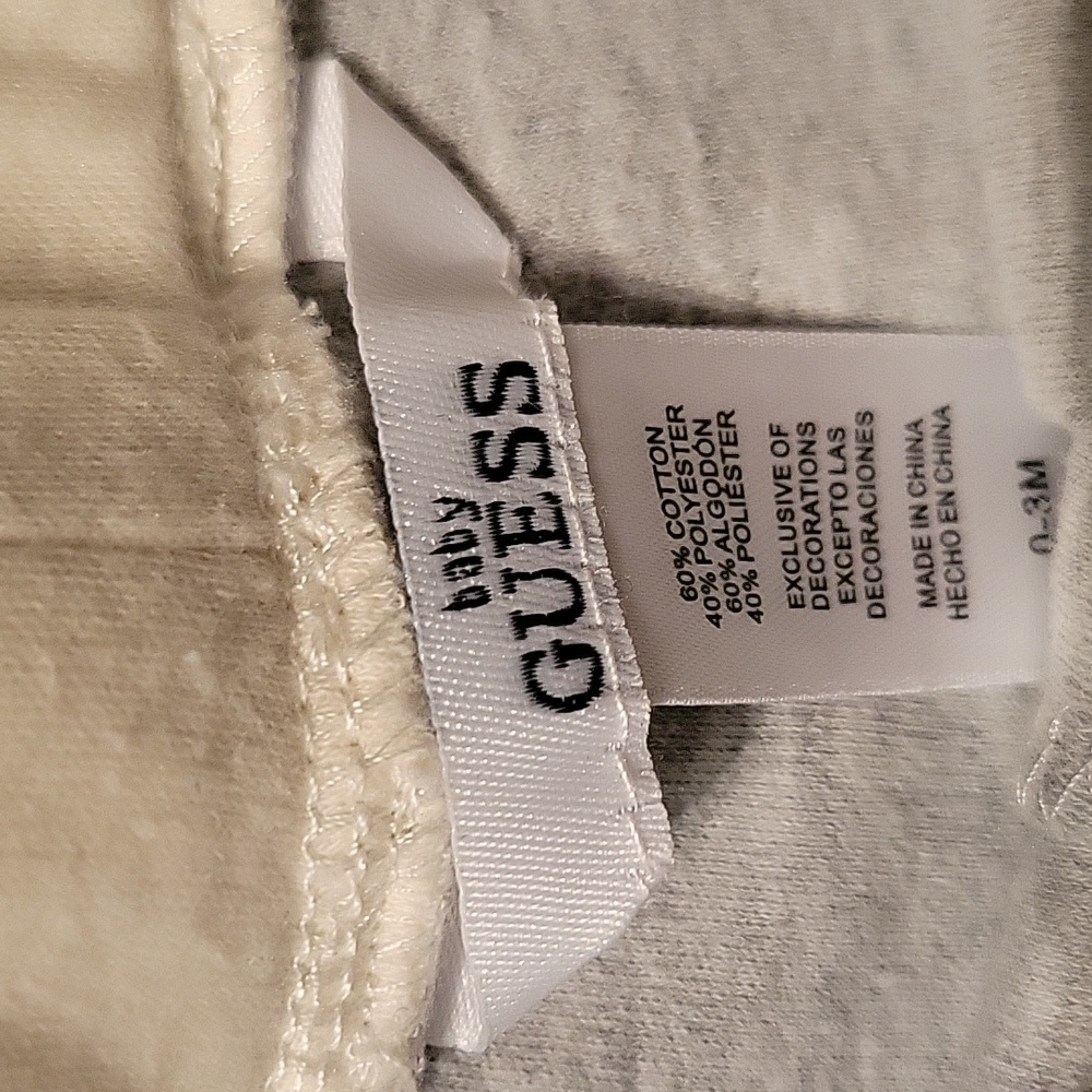 Baby Guess  gray short and shirt set. - Picture 5 of 6